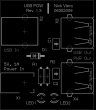 USB POW 1.3 PCB Silkscreen